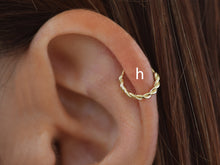 Load image into Gallery viewer, 14k Solid Gold Inifinity Nose Hoop