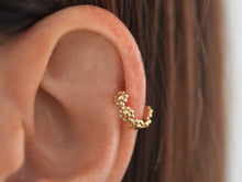 Load image into Gallery viewer, 14k Solid Gold Boho Floral Nose Ring