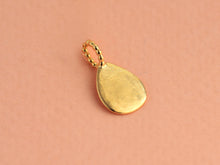 Load image into Gallery viewer, 14k Gold Minimalist Drop Charm Pendant