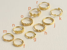 Load image into Gallery viewer, 14k Solid Gold Inifinity Nose Hoop