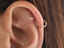 Load image into Gallery viewer, 14k Solid Gold Inifinity Nose Hoop