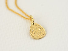 Load image into Gallery viewer, 14k Gold Minimalist Drop Charm Pendant