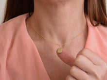 Load image into Gallery viewer, 14k Gold Minimalist Drop Charm Pendant