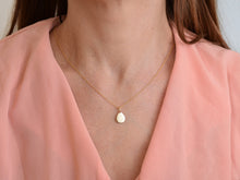 Load image into Gallery viewer, 14k Gold Teardrop Charm Pendant