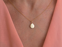 Load image into Gallery viewer, 14k Gold Minimalist Drop Charm Pendant