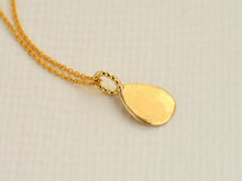 Load image into Gallery viewer, 14k Gold Minimalist Drop Charm Pendant