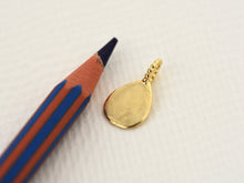 Load image into Gallery viewer, 14k Gold Minimalist Drop Charm Pendant