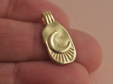 Load image into Gallery viewer, Gold Moon Necklace 14k Gold - Luna