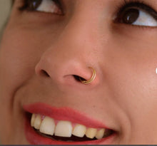 Load image into Gallery viewer, 14k Gold Layered Hoop Ring