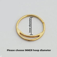 Load image into Gallery viewer, 14k Solid Gold Seamless Nose Ring