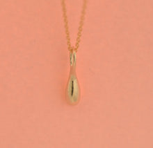 Load image into Gallery viewer, 14k Gold Minimalist Drop Pendant