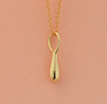 Load image into Gallery viewer, 14k Gold Minimalist Drop Pendant