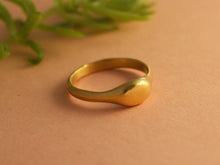 Load image into Gallery viewer, 14k / 18k Gold Minimal Drop Ring