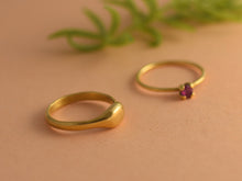 Load image into Gallery viewer, 14k / 18k Gold Minimal Drop Ring
