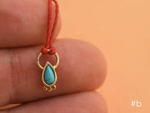 Load image into Gallery viewer, 14k Gold Dainty Gemstone Pendant