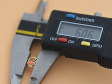 Load image into Gallery viewer, 14k Gold Evil Eye and Drop Charm