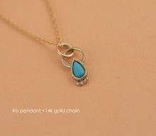 Load image into Gallery viewer, 14k Gold Lucky Charm Boho Pendant