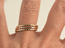 Load image into Gallery viewer, Set of Three 14k Gold Stackable Rings