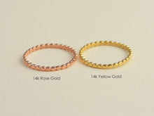 Load image into Gallery viewer, Set of Three 14k Gold Stackable Rings