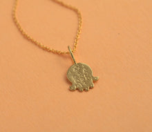 Load image into Gallery viewer, 14k Gold Hand of Fatima Pendant