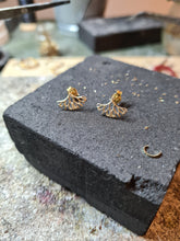 Load image into Gallery viewer, 14K Gold Branch Stud Earrings
