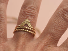 Load image into Gallery viewer, Set of Three 14k Gold Stackable Rings