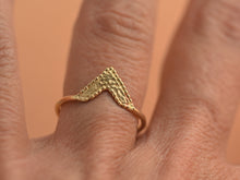 Load image into Gallery viewer, Set of Three 14k Gold Mixed Stackable Rings
