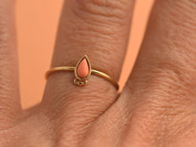 Load image into Gallery viewer, 14k Solid Gold Boho Drop Ring