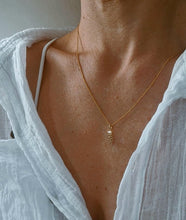 Load image into Gallery viewer, 14k Gold Fern Pendant