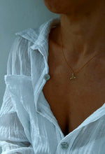 Load image into Gallery viewer, 14k Gold Bird Pendant with Diamond
