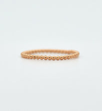 Load image into Gallery viewer, 14k Gold / Silver Minimal Dotted Ring