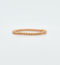 Load image into Gallery viewer, Set of Three 14k Gold / Silver Minimal Dotted Rings