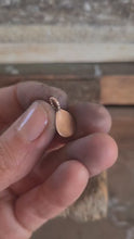 Load and play video in Gallery viewer, 14k Gold Teardrop Charm Pendant