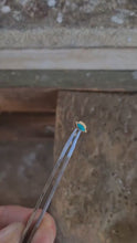 Load and play video in Gallery viewer, 14k Gold Tiny Evil Eye Drop Nose Stud