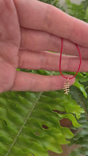 Load and play video in Gallery viewer, 14k Gold Fern Pendant