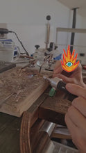 Load and play video in Gallery viewer, 14k Gold Asymmetric Necklace With Two Flying Birds - Mika