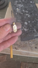 Load and play video in Gallery viewer, Gold Moon Necklace 14k Gold - Luna