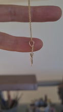 Load and play video in Gallery viewer, 14k Gold Starfish Pendant