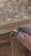 Load and play video in Gallery viewer, 14k Gold Dotted Flower Ring