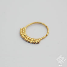 Load image into Gallery viewer, 14k Gold Hoop Tribal Earring - Hazel