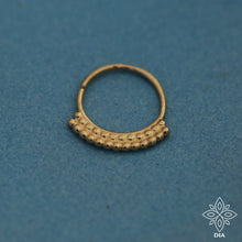 Load image into Gallery viewer, 14k Gold Hoop Tribal Earring - Hazel