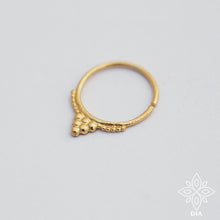 Load image into Gallery viewer, 14k Solid Gold Hippie Hoop Ring