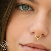 Load image into Gallery viewer, 14k Solid Gold Hippie Hoop Ring