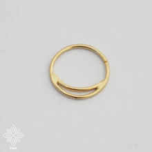 Load image into Gallery viewer, 14k Gold Layered Hoop Ring