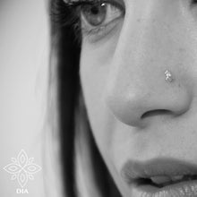 Load image into Gallery viewer, Silver Dainty Flower Nose Stud
