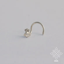 Load image into Gallery viewer, Silver Dainty Flower Nose Stud