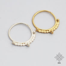 Load image into Gallery viewer, Silver Boho Nose Hoop