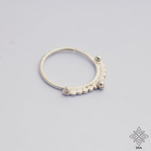 Load image into Gallery viewer, Silver Boho Nose Hoop