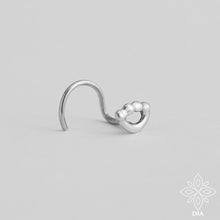 Load image into Gallery viewer, Silver Eye Nose Stud