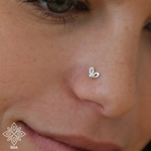 Load image into Gallery viewer, Silver Butterfly Nose Stud